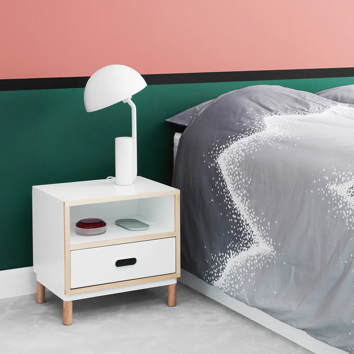 Normann Copenhagen - Kabino Nachttisch, weiß