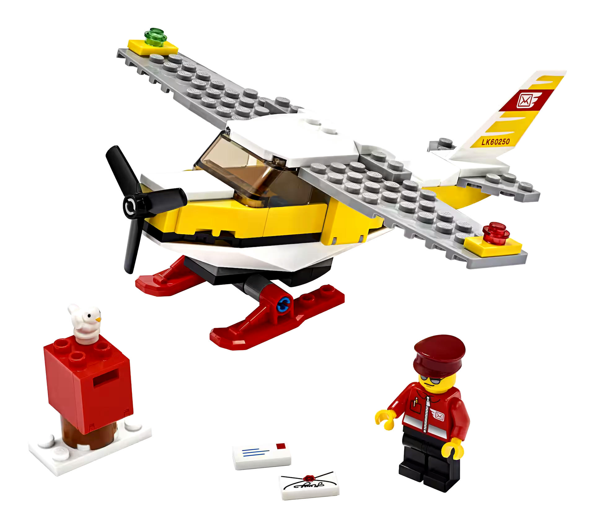 LEGO® City Mail Plane 60250 Building Toy Kit For Kids, Ages 5+