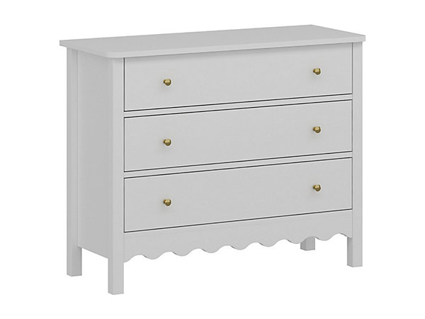 Commode 3 tiroirs - Blanc - ILIZANA