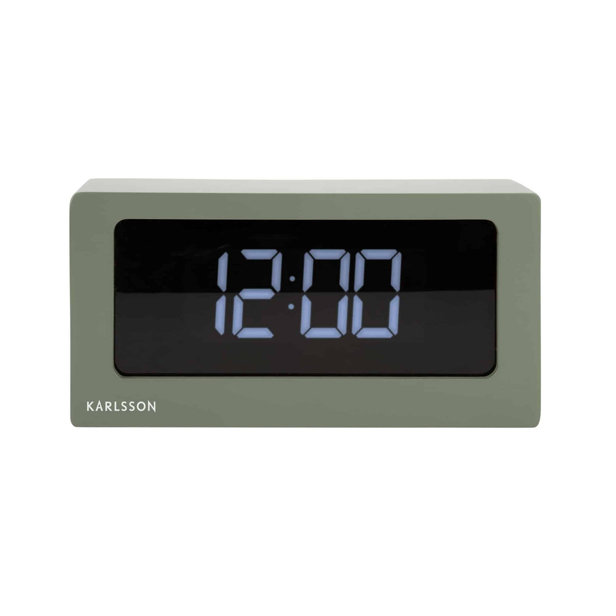 Karlsson tafelklok Boxed - groen - 25x7x12.5cm