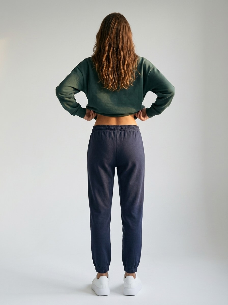 Spodnie jogger fleece z nadrukiem