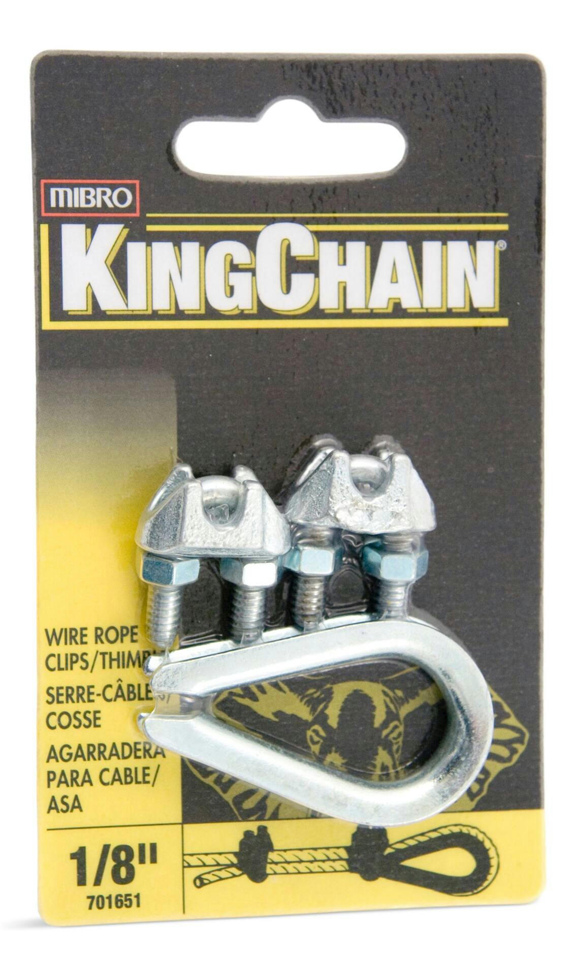 Ben-Mor Wire Rope Clip & Thimble, Assorted Sizes