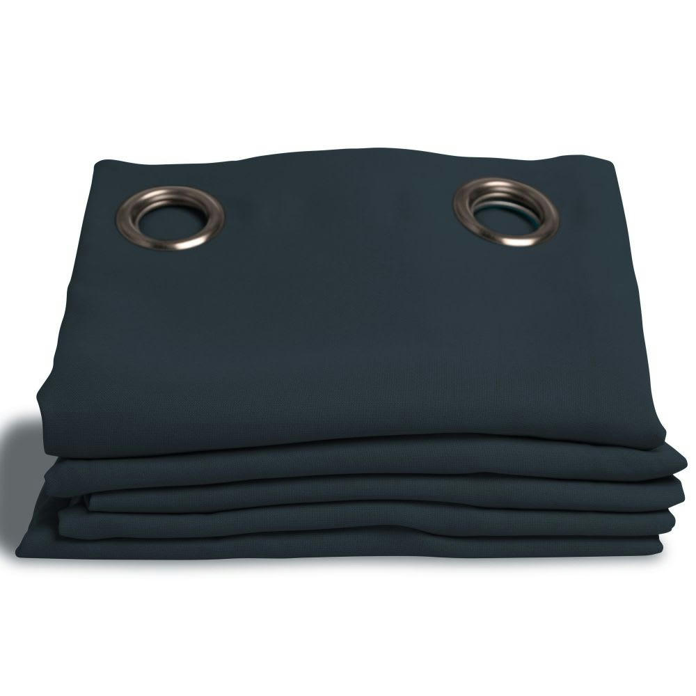 - Rideau occultant bleu 140 x 260