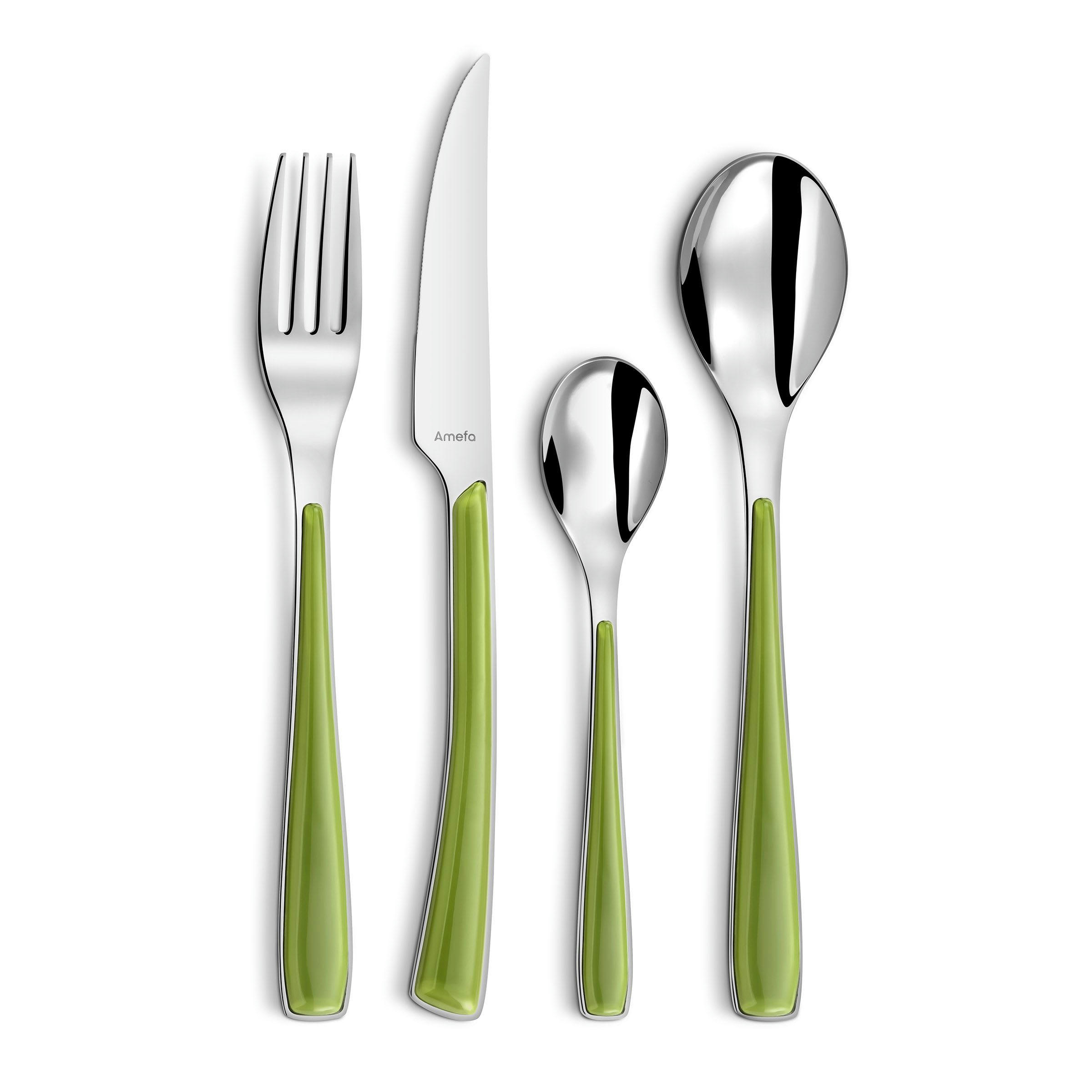 ALIZÉ VERT - Ménagère 24 couverts en  Vert