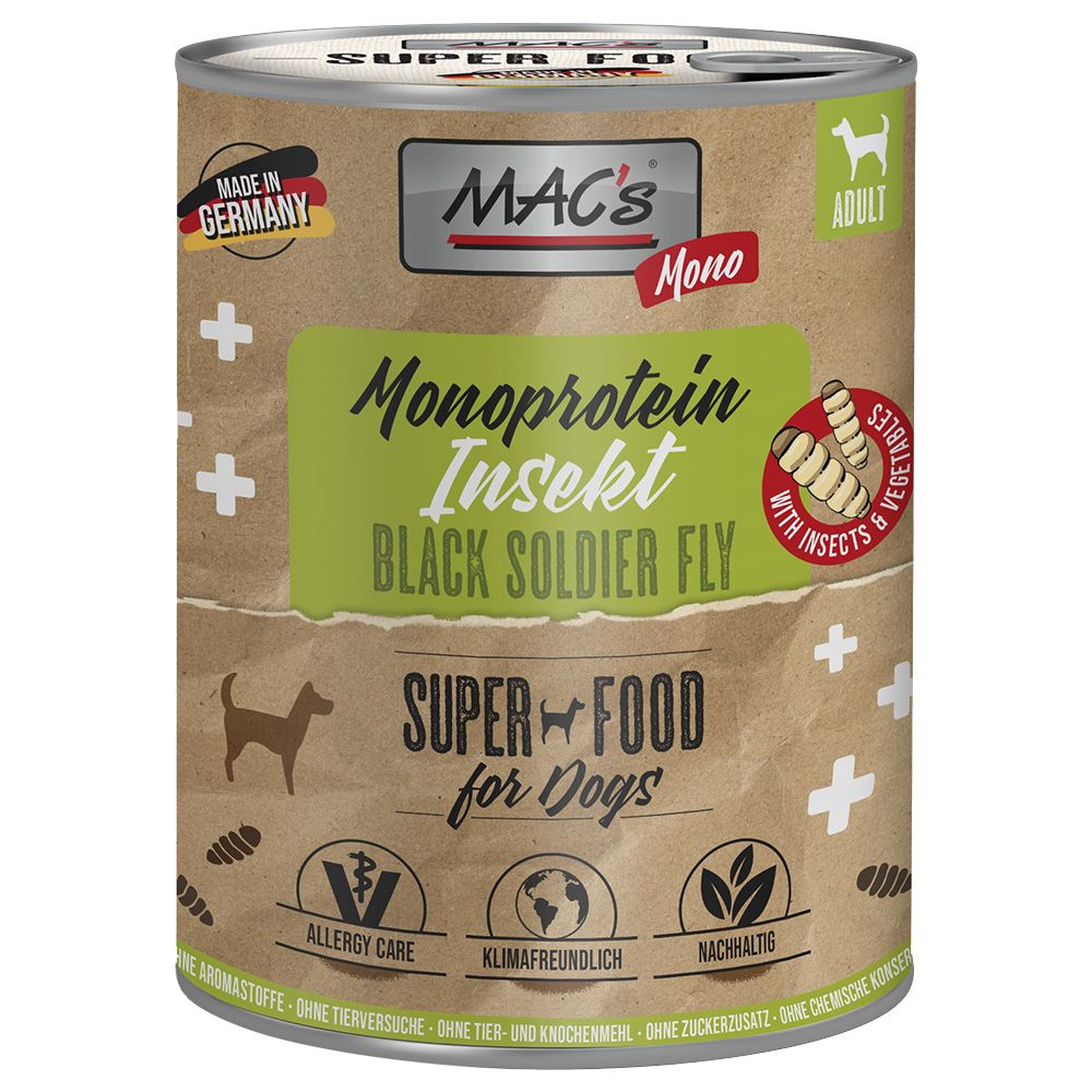 MAC's Monoprotein Insects & Superfood 6 x 750g