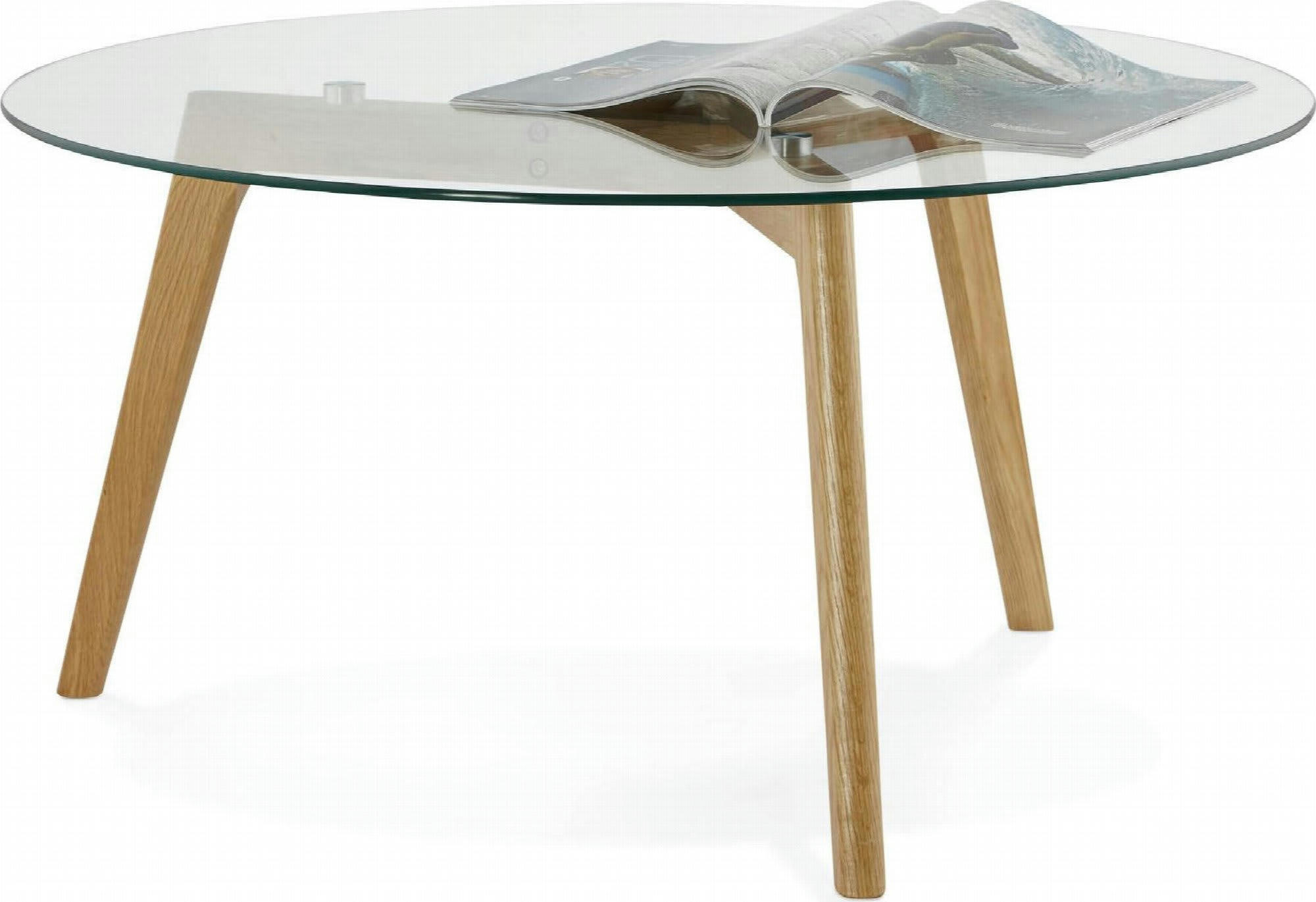 LILY - Table basse Verre Transparent
