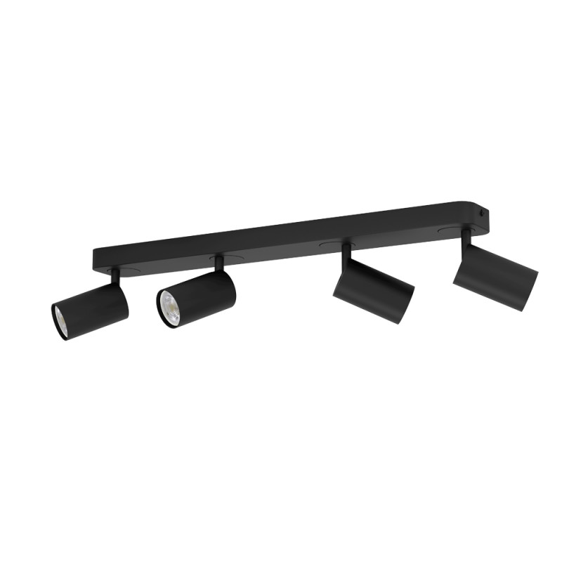 Spot LED Telimbela-Z noir connecté GU10 RGB 4 x 4,9 W EGLO