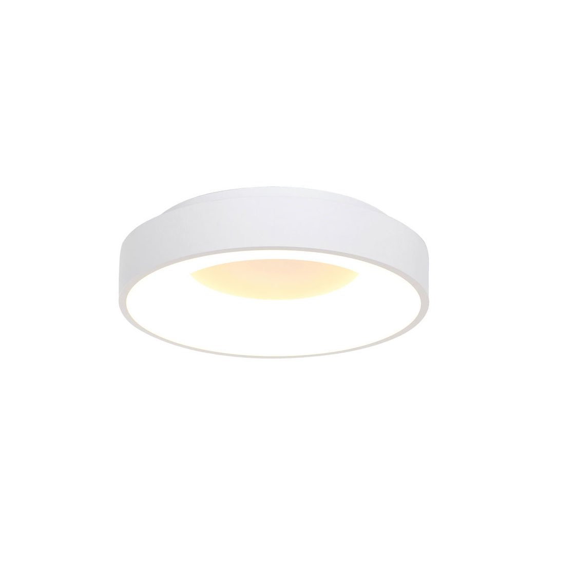 Steinhauer plafondlamp Ringlede - 1 lichts - 30x 9 cm - wit