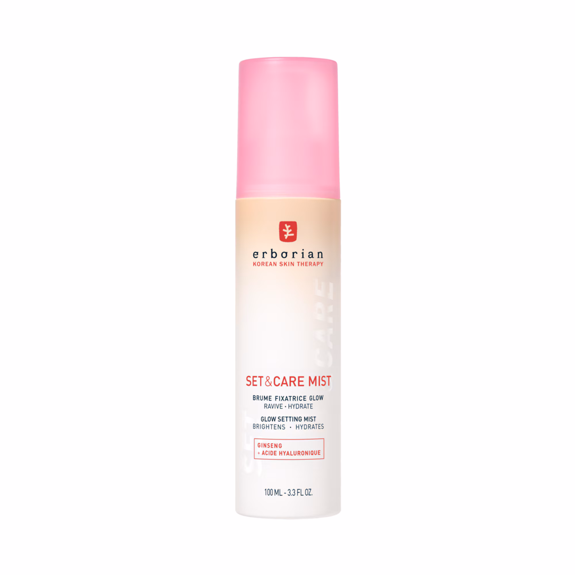 SET & CARE MISTBrume fixatrice glow : ravive et hydrate