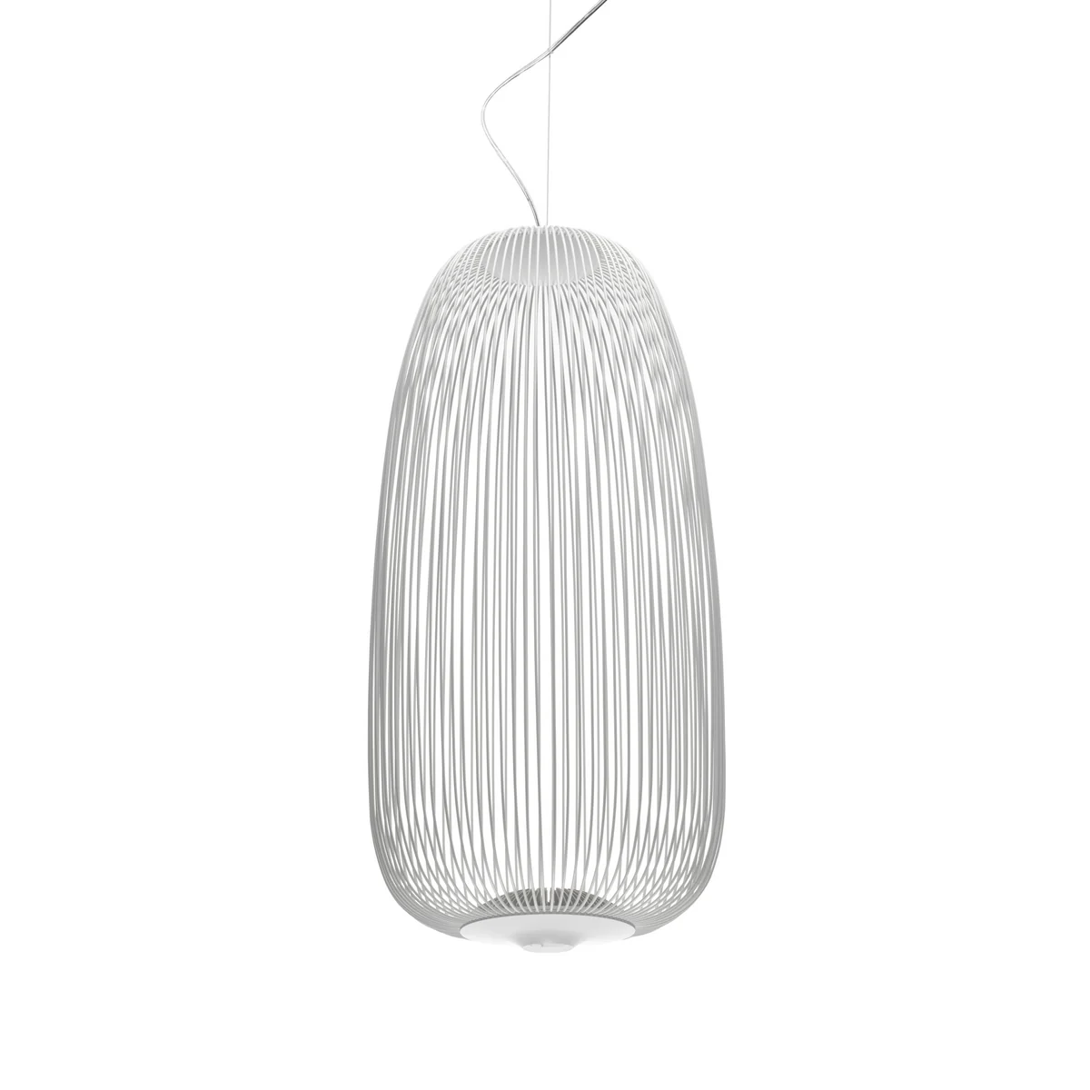 Foscarini - Spokes LED-Pendelleuchte 1, weiß