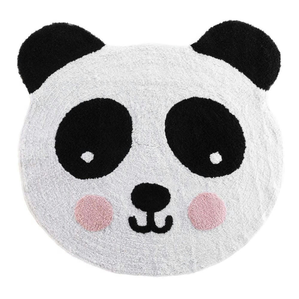 PETIT PANDA - Tapis rond polycoton D90cm