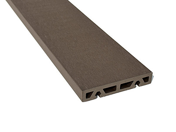 20m2 - Kit terrasse complet Composite anthracite2.1x12x200 cm - rail aluminium