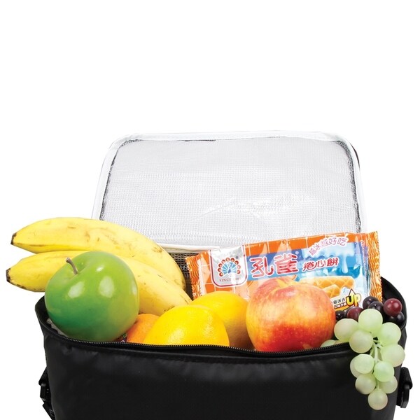 Fish Outdoor Waterproof Insulated Soft Insulated Zip Around Drink Beverage Cold Cooler