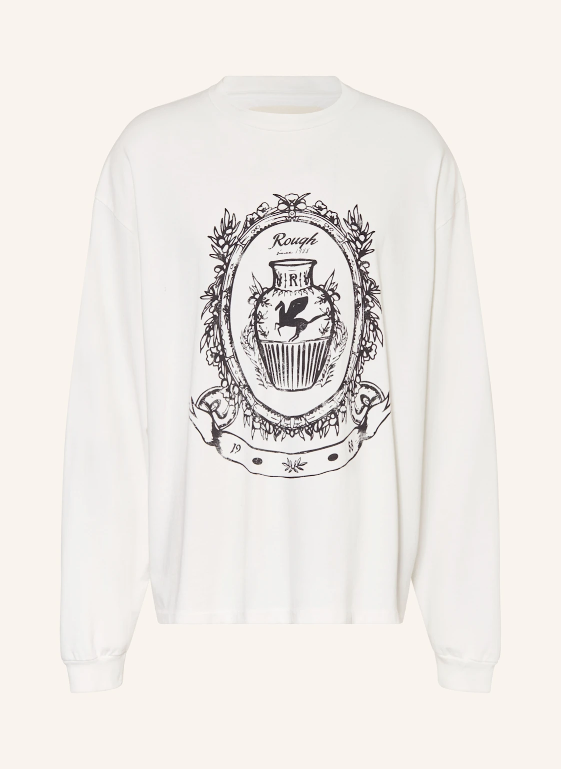 rough. Oversized-Longsleeve FAMILY CREST