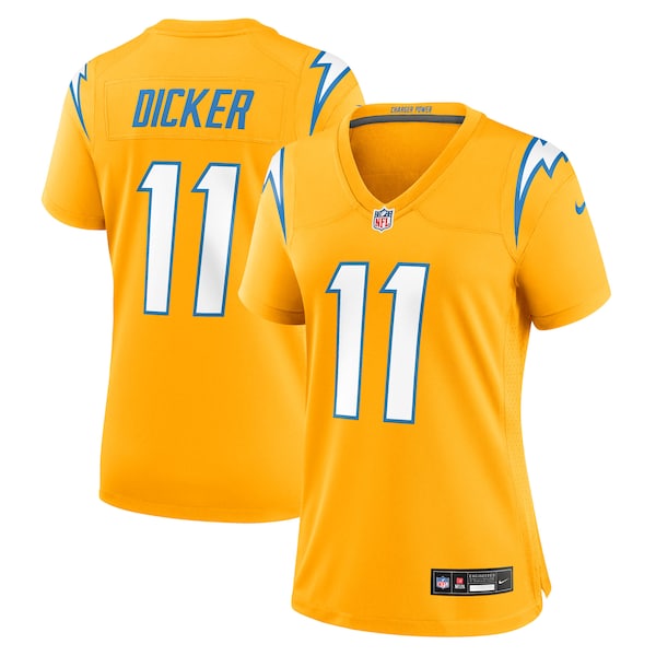 Cameron Dicker Los Angeles Chargers Nike Women's Alternate Game Jersey -  Gold/Navy/Powder Blue