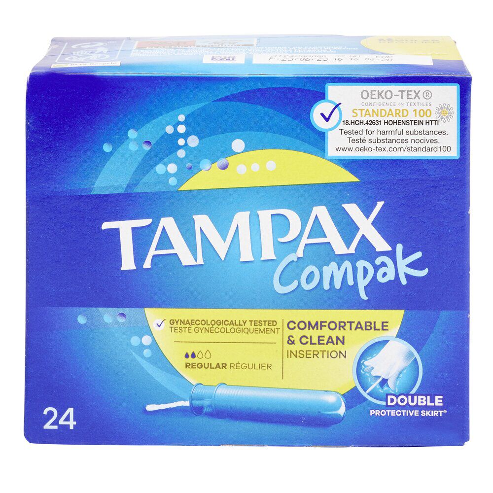 Tampon avec applicateur x24 Tampax Flux régulier