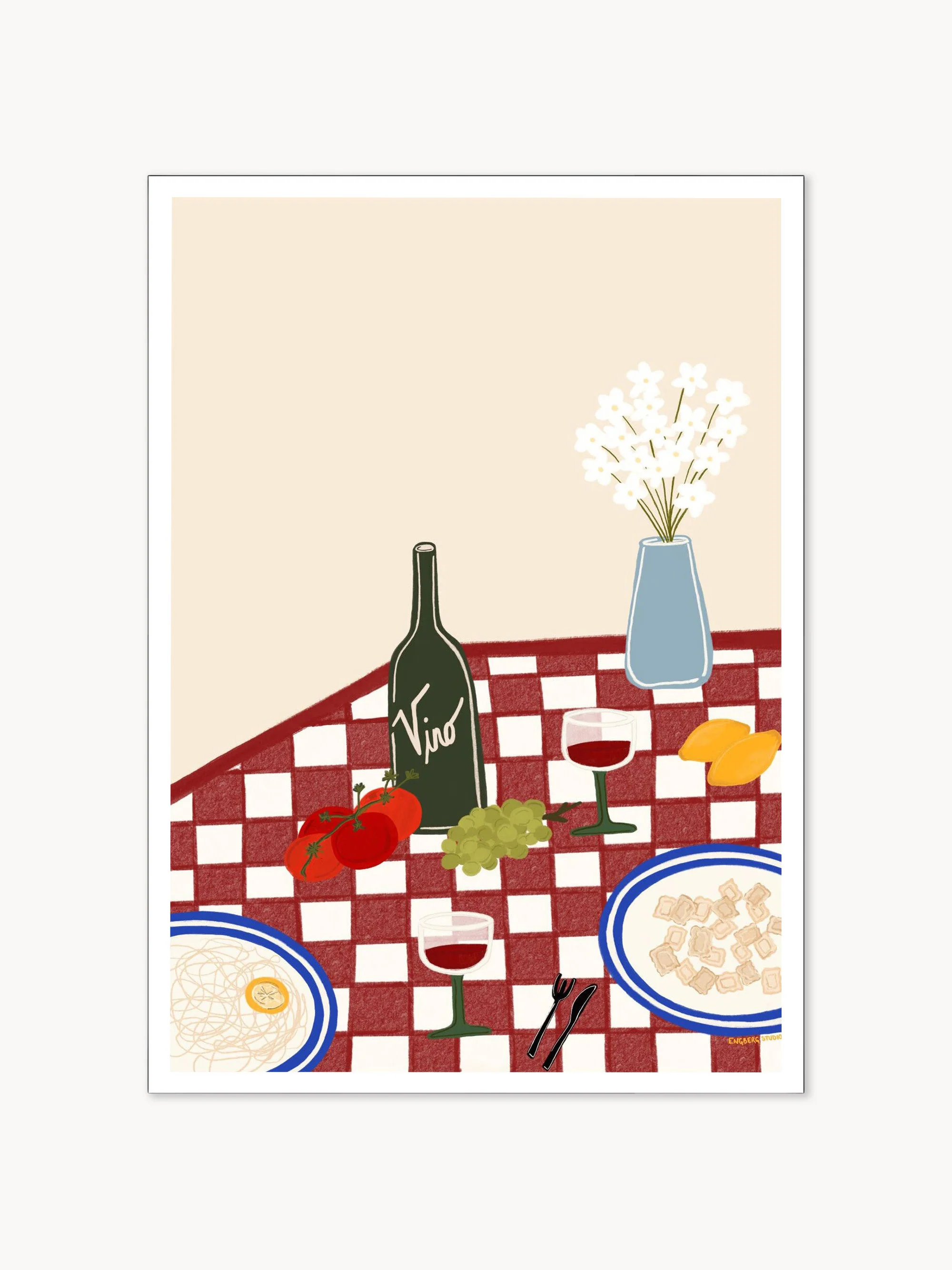 Poster Italian Dinner