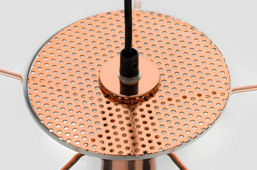 MOOSEE lampa wisząca SANDRA 20 miedziana - szkło, metal