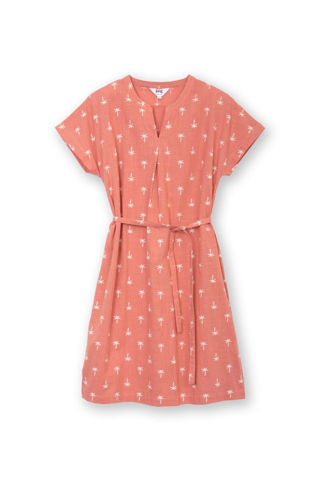 Kite Chettle Slub Weave Dress Coco Palm