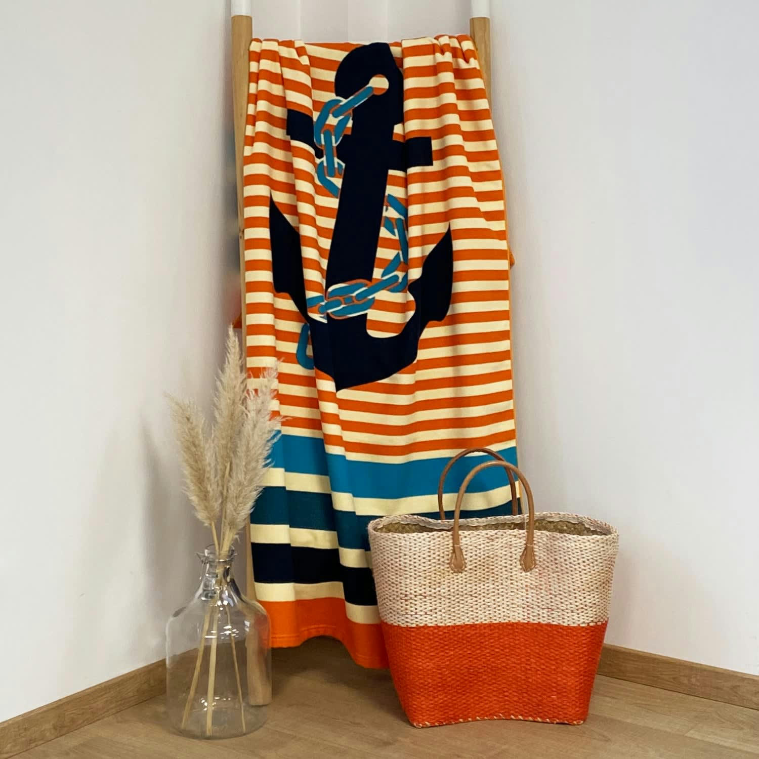 PLAGE MICROFIBRE - Serviette de plage microfibre Galway 90x170 rouge