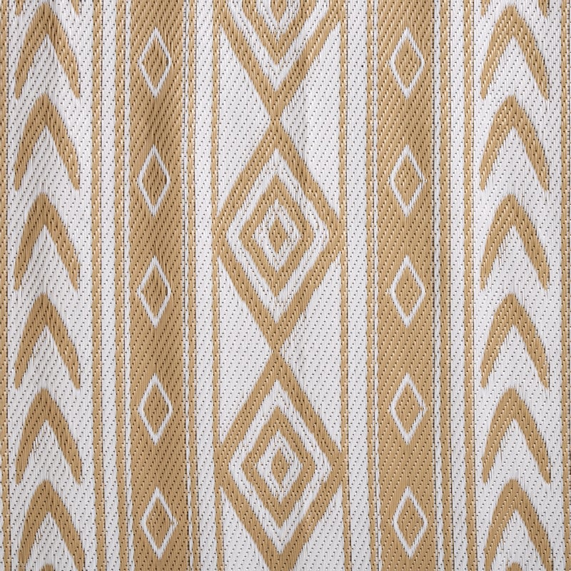 Buitenkleed tribal - beige - 160x230 cm