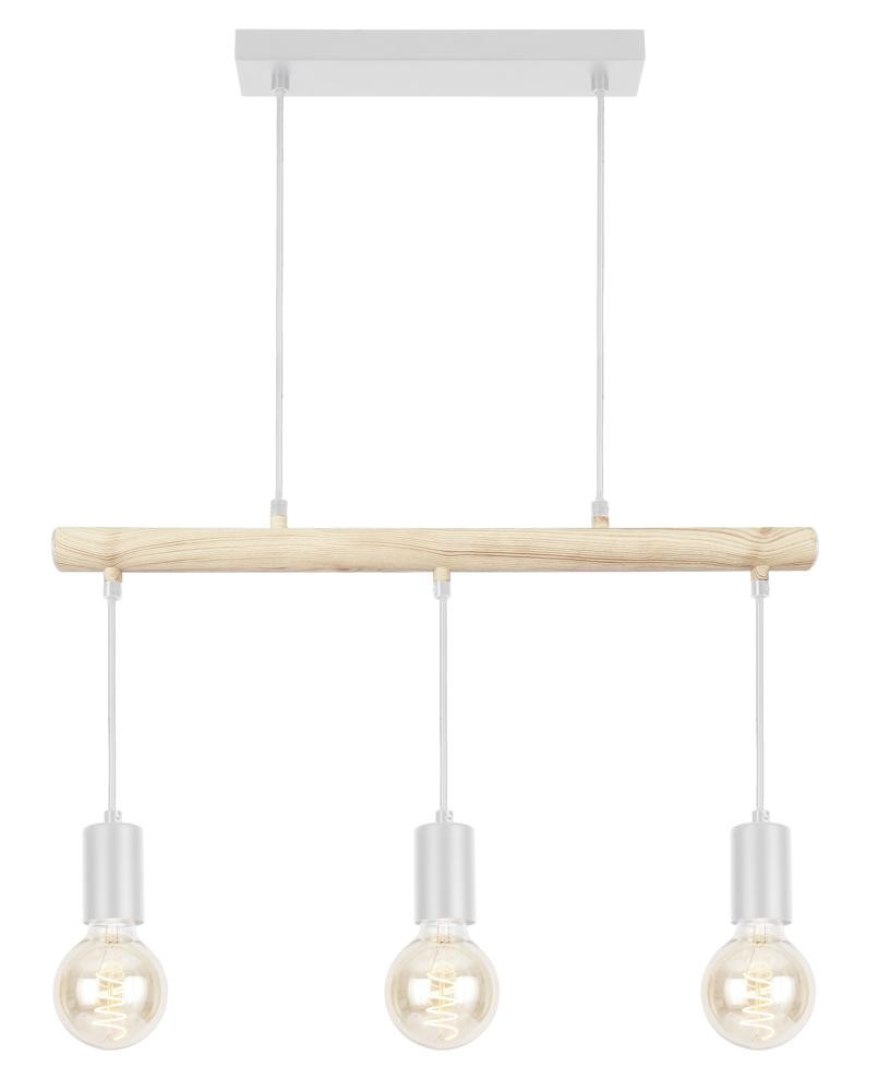 Lampa wisząca IZZY 3x60w e27 biały