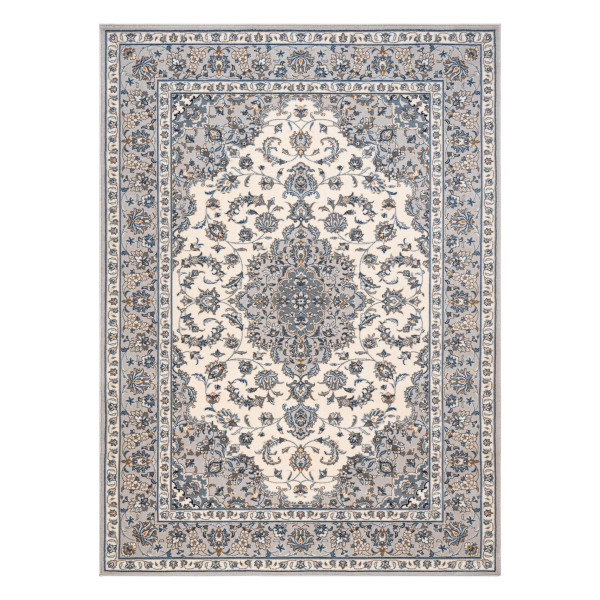 Dywan wełniany NAIN Ornament, ramka 7335/51635 beż / 80x150 cm