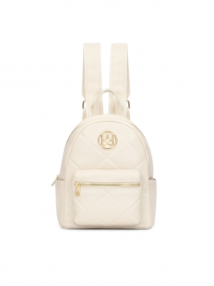 Quilted backpack in casual style