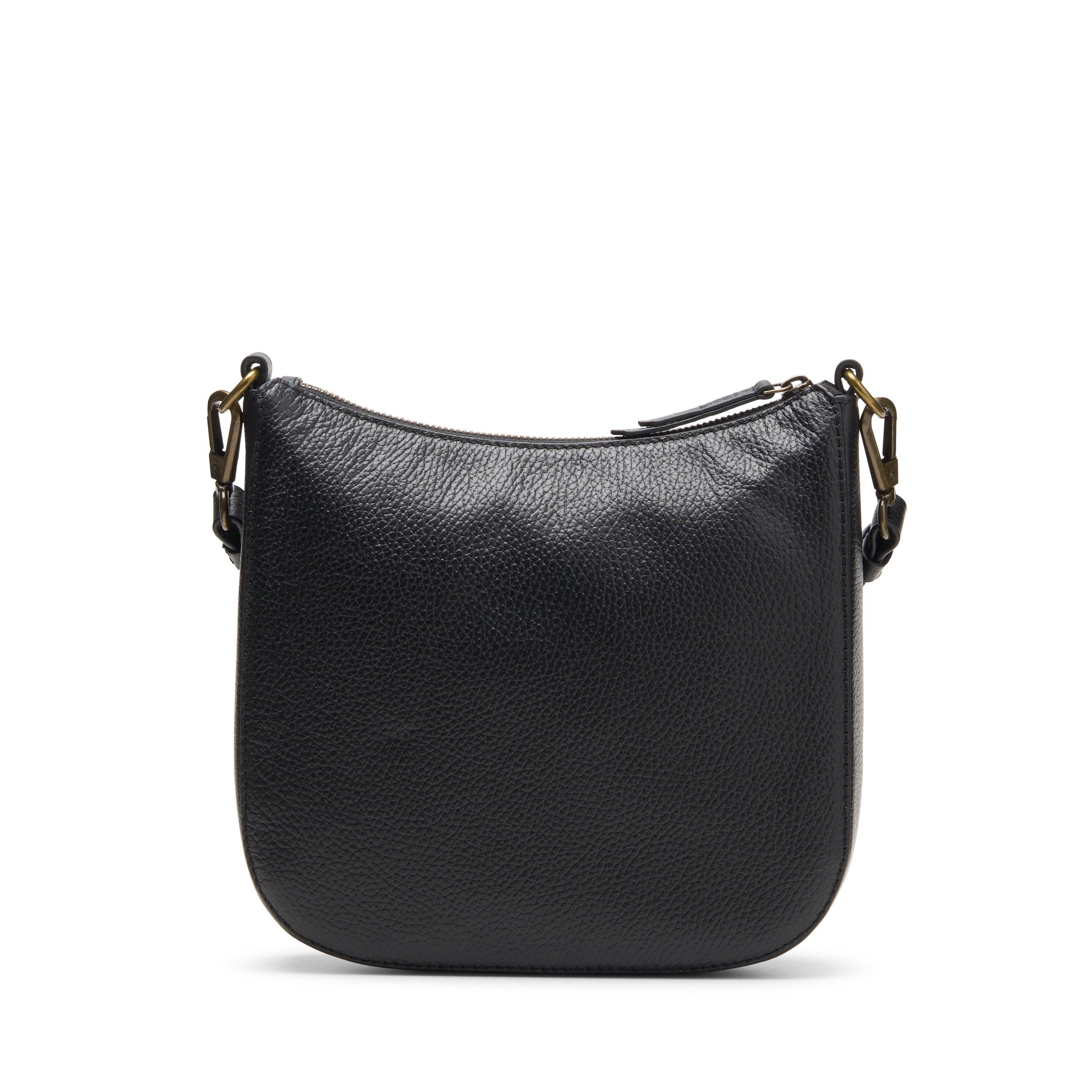 Clarks Topsham Willow Black Leather Shoulder Bag,Cross Body Bag