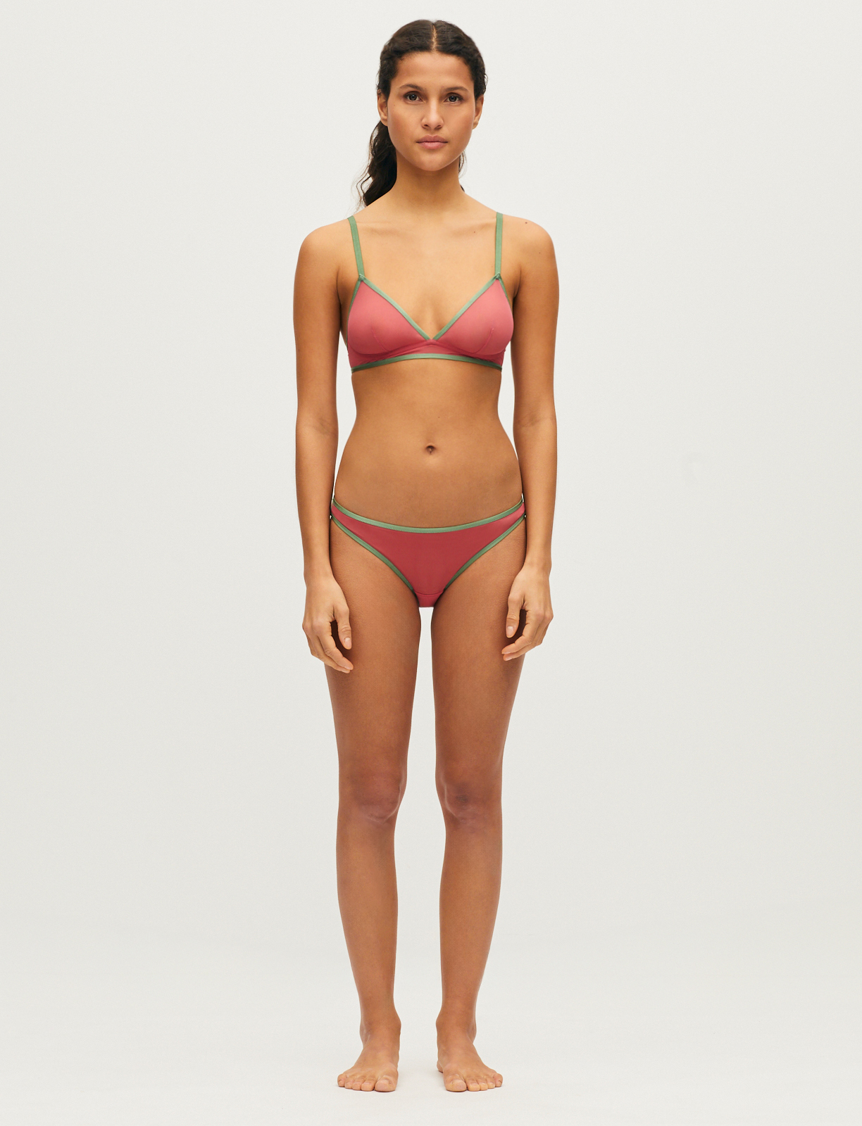 Soutien-gorge sans armatures CHERI TULLE BICOLORE