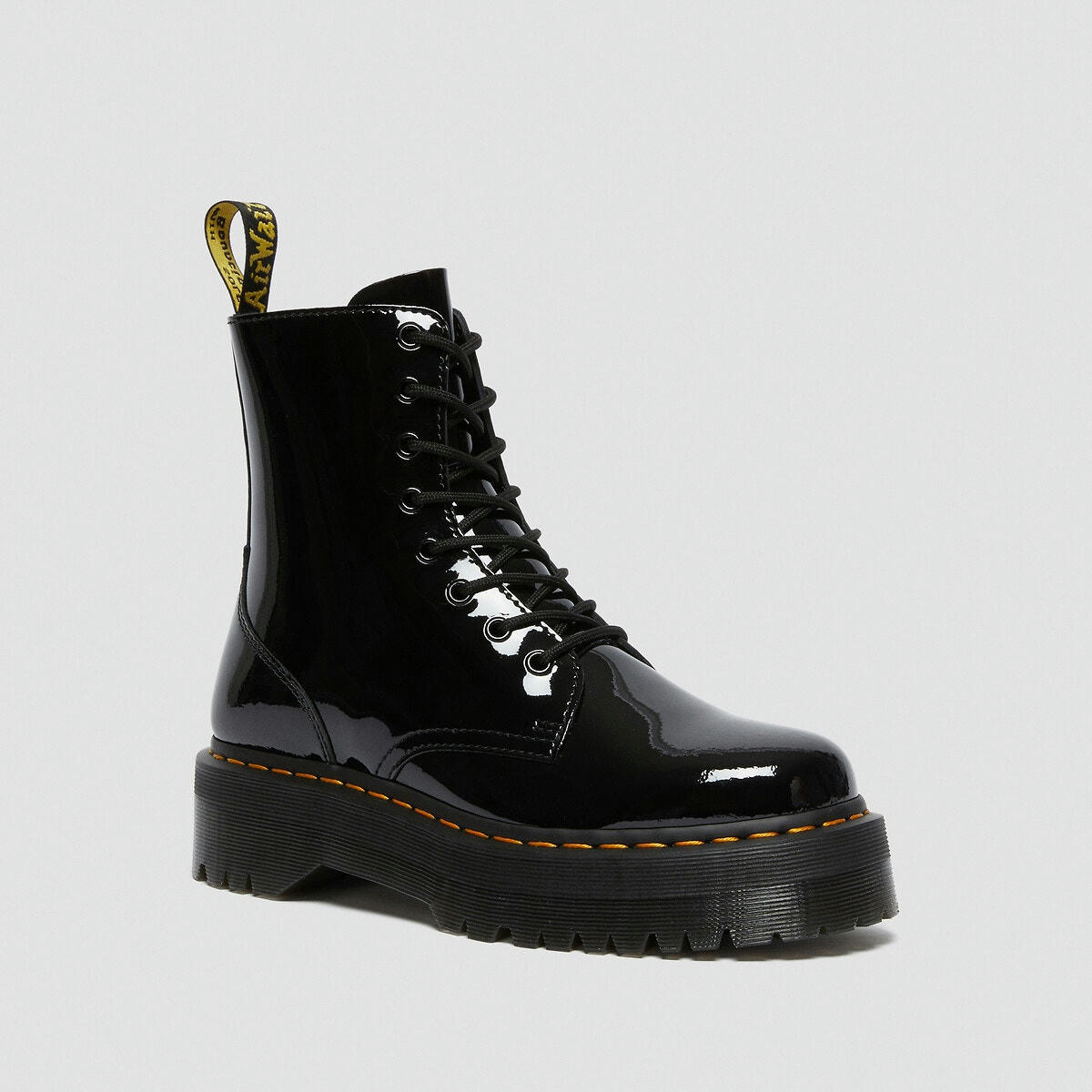 Boots plateforme en cuir verni Jadon Patent