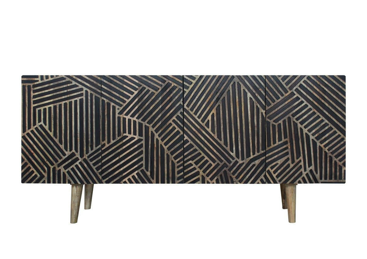 RIVEN - Buffet en bois L177