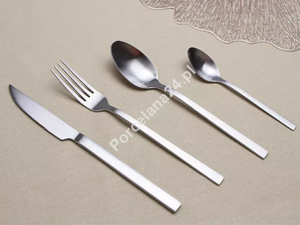 Komplet sztućców 24 cz. na 6 osób PINTINOX - Royal Satin Silver (2.5 mm) 23.2KOU.7091.K24