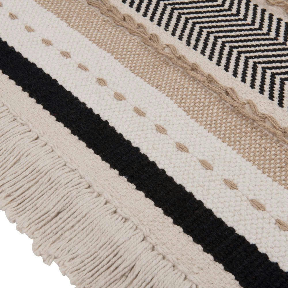 PABLO - Tapis en coton motifs à rayures 90x150