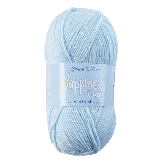 James C Brett Baby Blue Happiness DK Yarn 100g