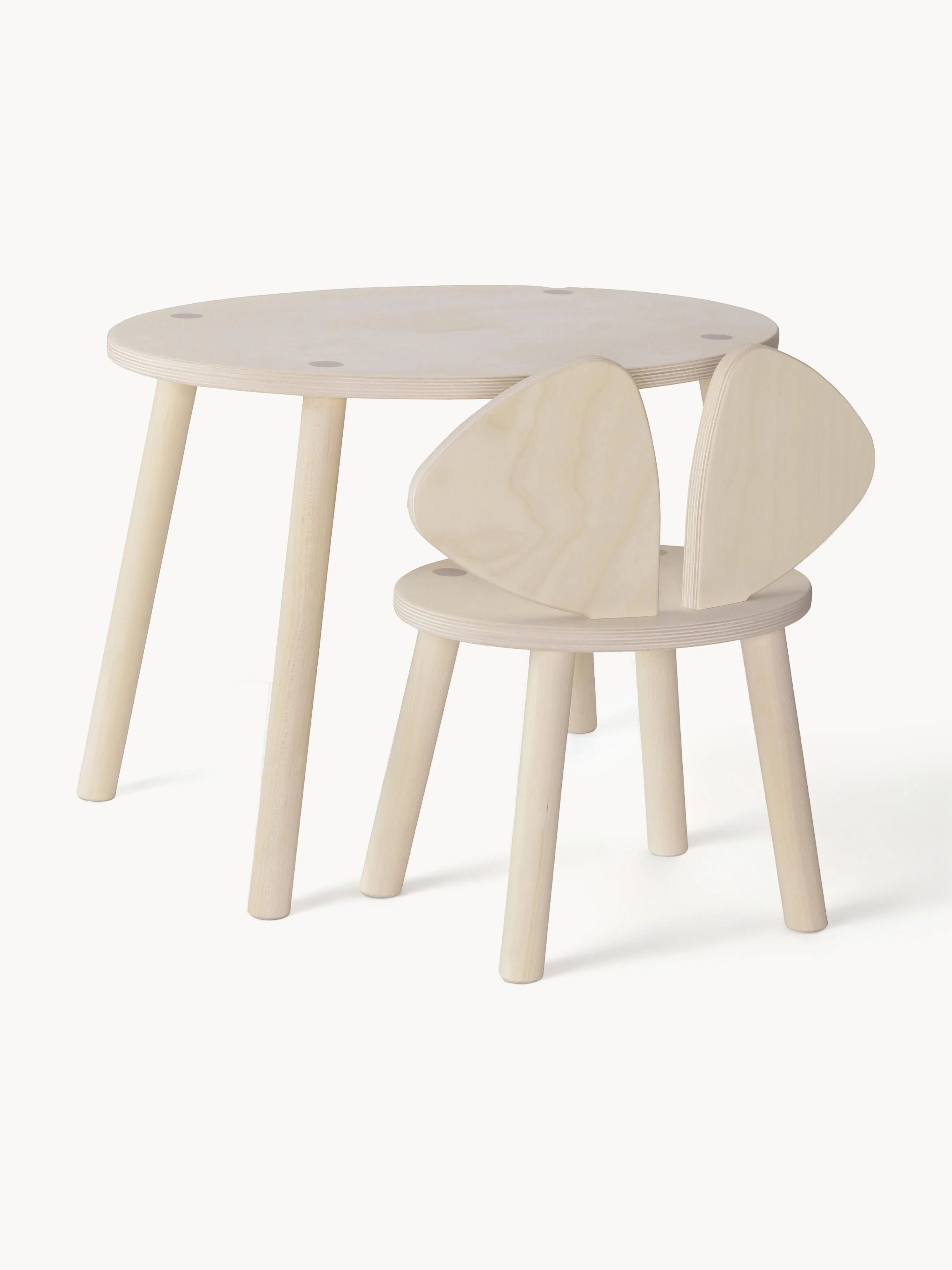 Kindertisch Mouse mit Kinderstuhl