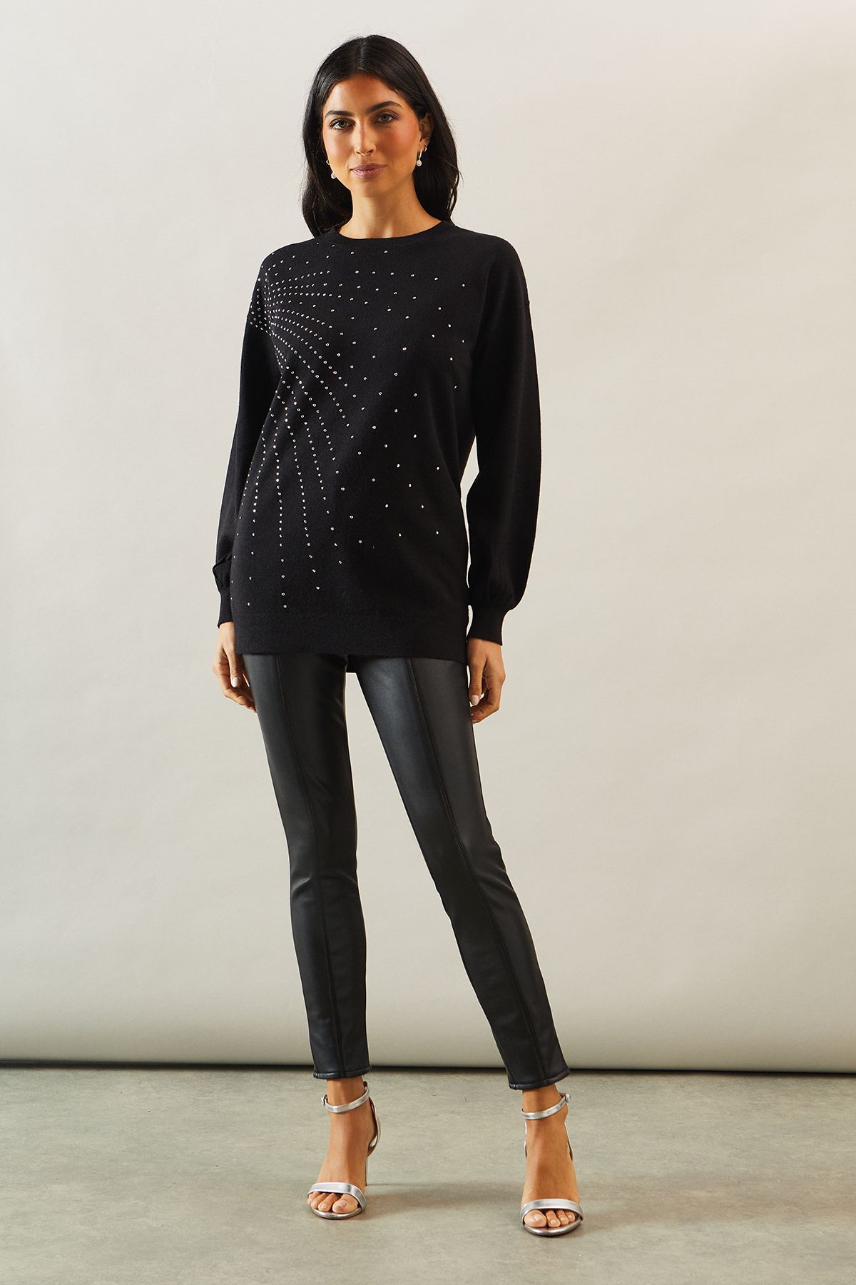 Wallis Hot Fix Embellished Tunic