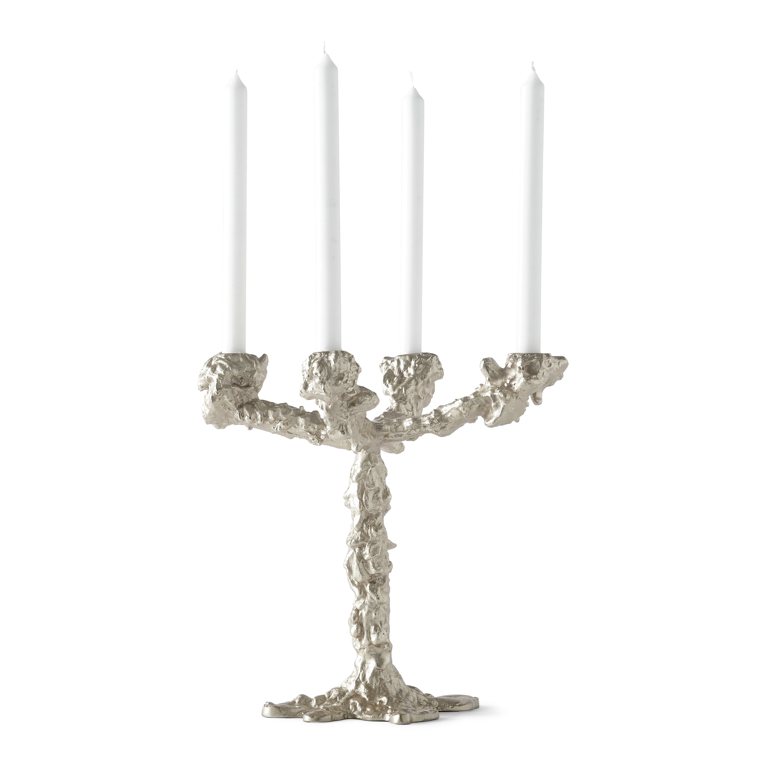 POLSPOTTEN Drip Kandelaar - Zilver