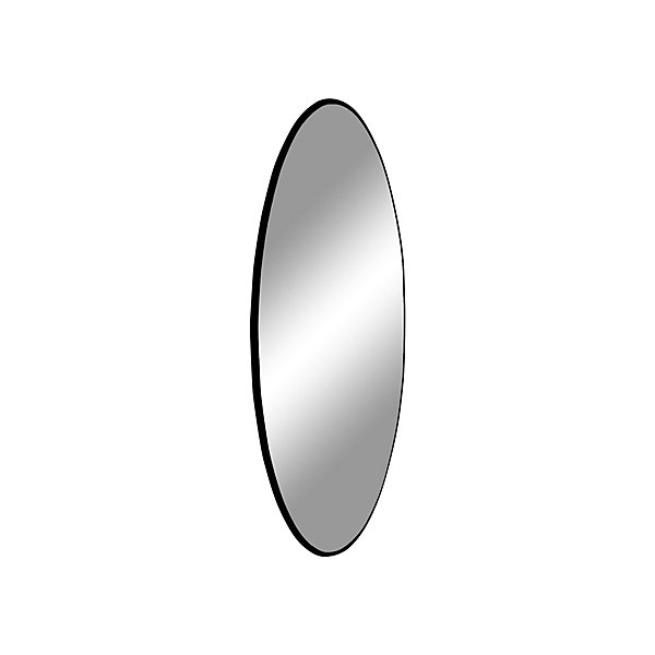 Miroir avec Cadre Jersey, Argent, Métal, 60x60x0,5 cm, Seven Design