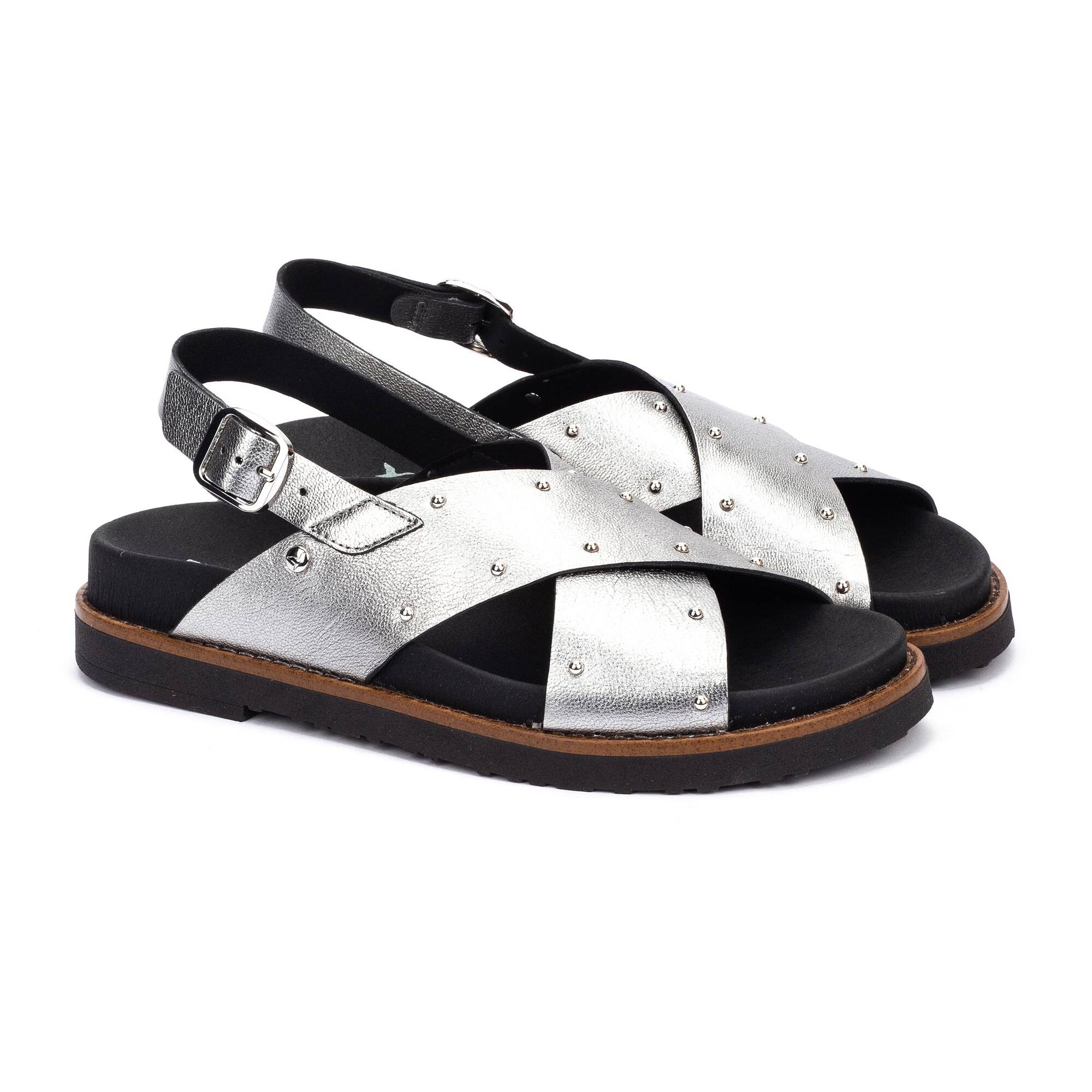 AITANA - Sandalias planas con hebilla para mujer