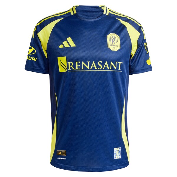 Sam Surridge Nashville SC adidas 2025 The Heart Of Nashville Kit Authentic Player Jersey - Navy