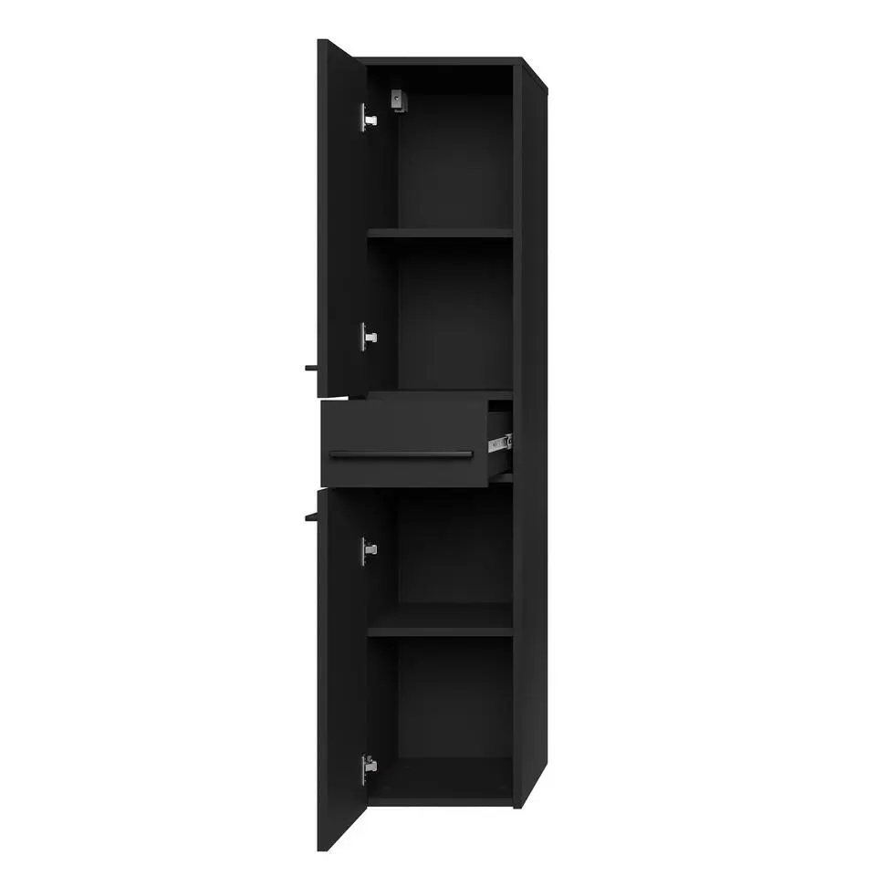 Badplaats Badkamerkast Florence 30 x 35 x 130 cm - mat zwart