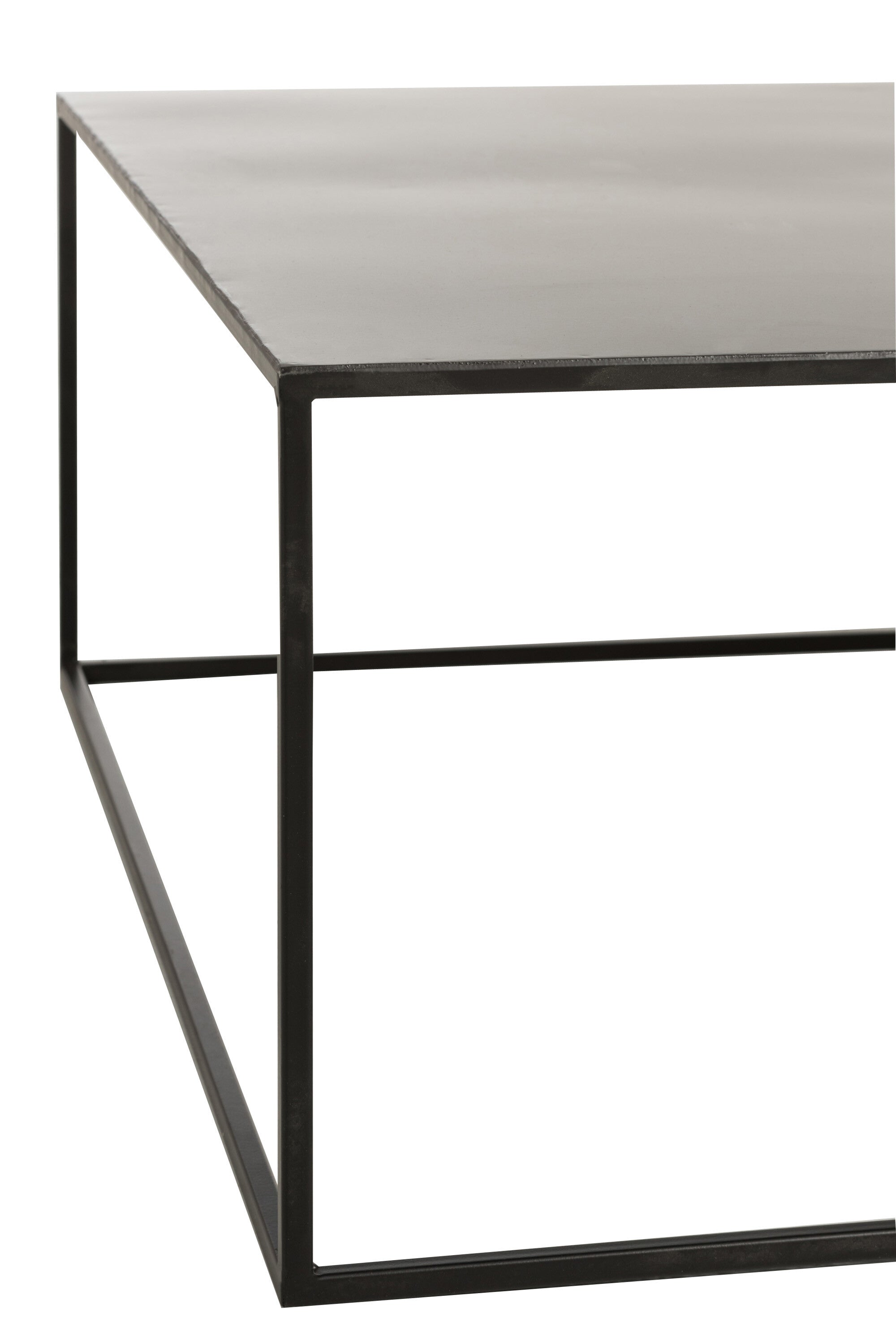 J-Line salontafel Vierkant - metaal - zwart