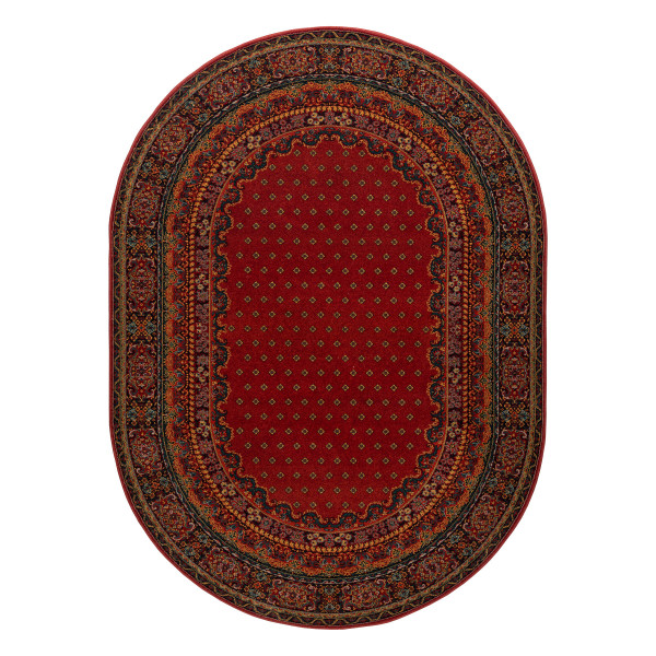 Dywan wełniany POLONIA owal BARON burgund170x235 cm