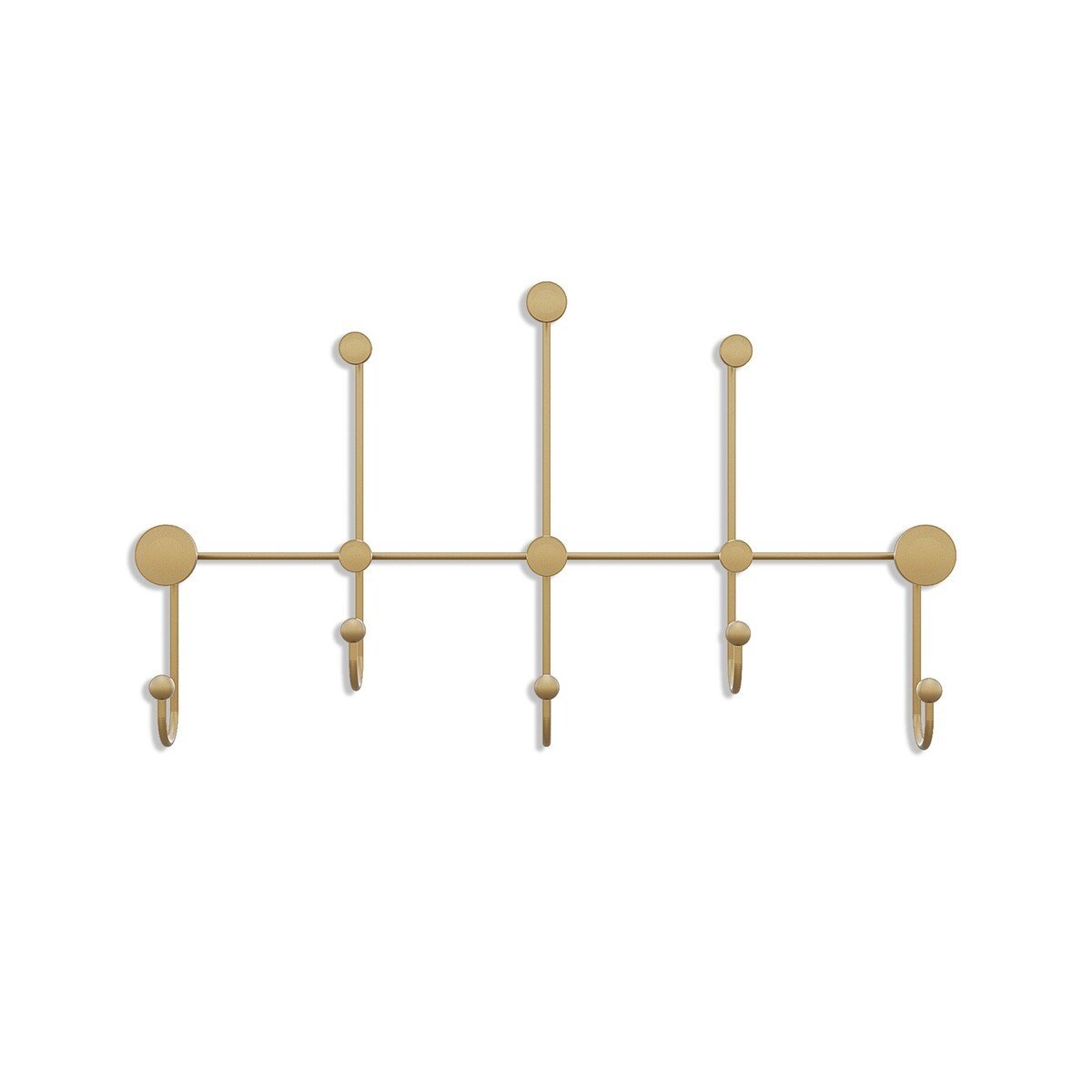 Calicosy - IYON Kapstok voor aan de muur - H45 cm - Goudkleurig