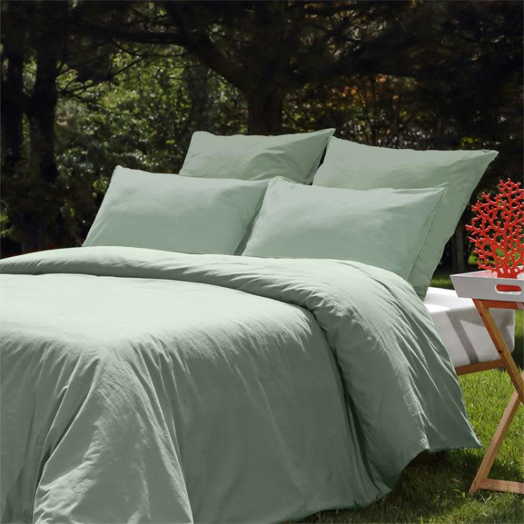 PALACE - Taie D'oreiller en Coton Vert 50x70 cm