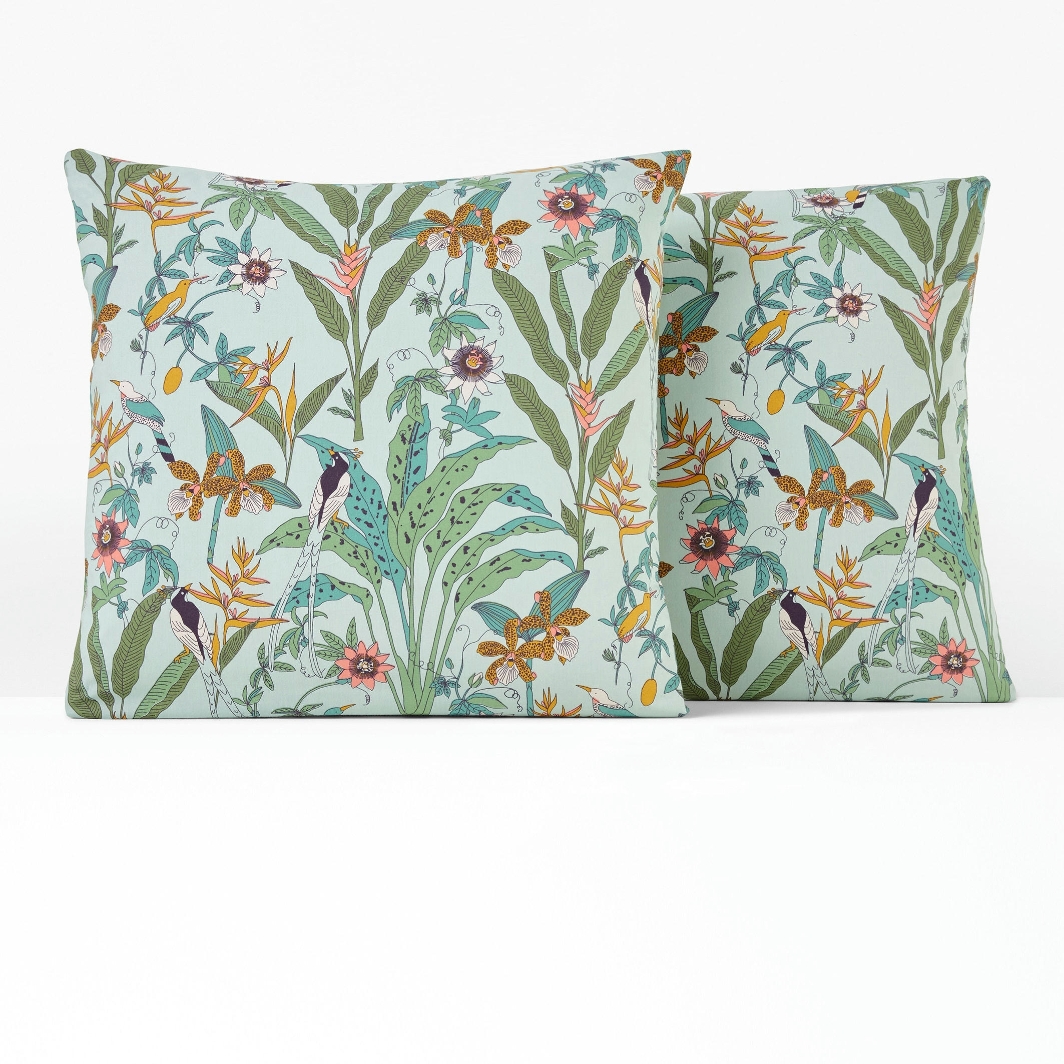 Taie oreiller percale de coton, Eden Flower