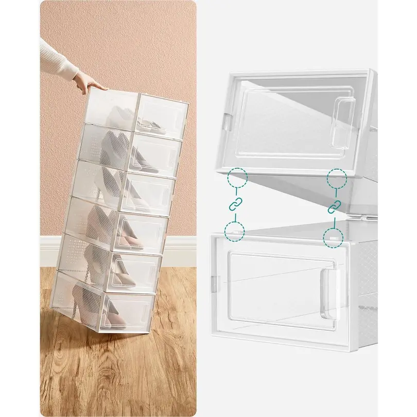 Aufbewahrungsbox 12er-Set Songmics