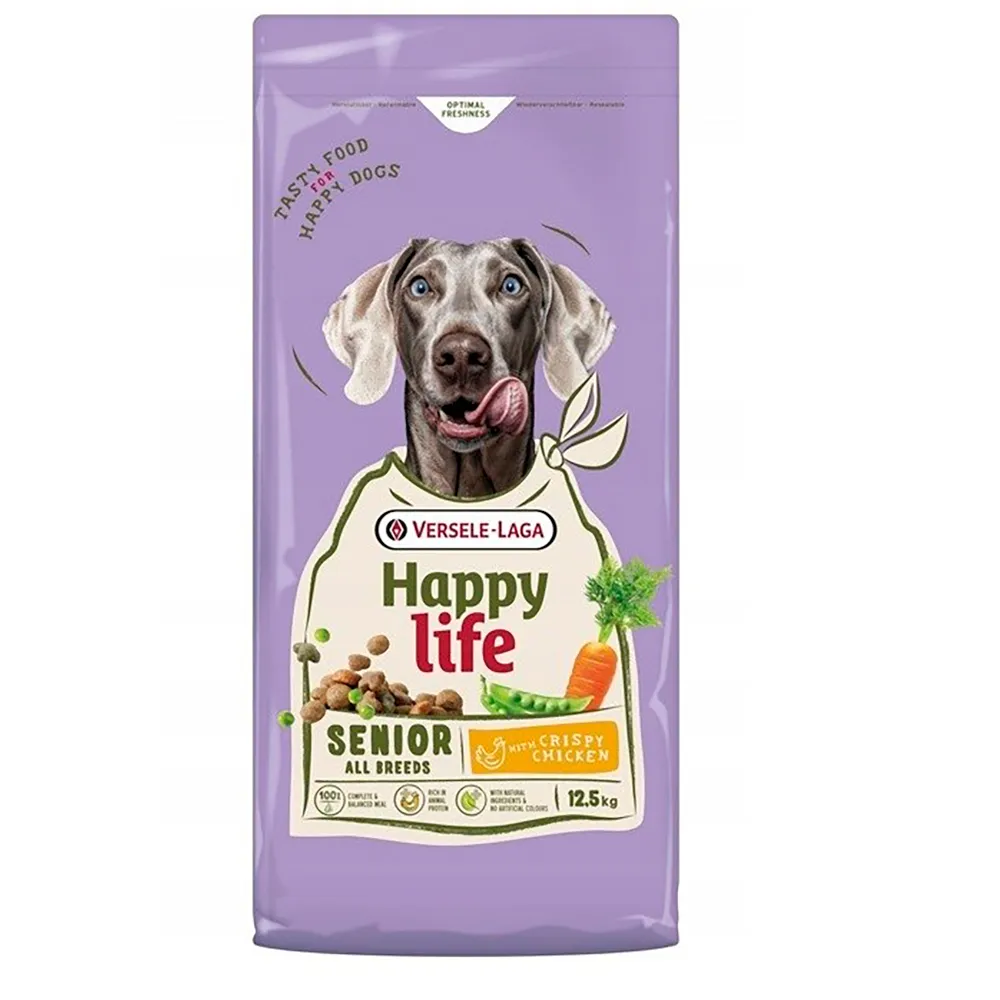 Versele-laga Happy life Senior Chicken dog food 12.5kg