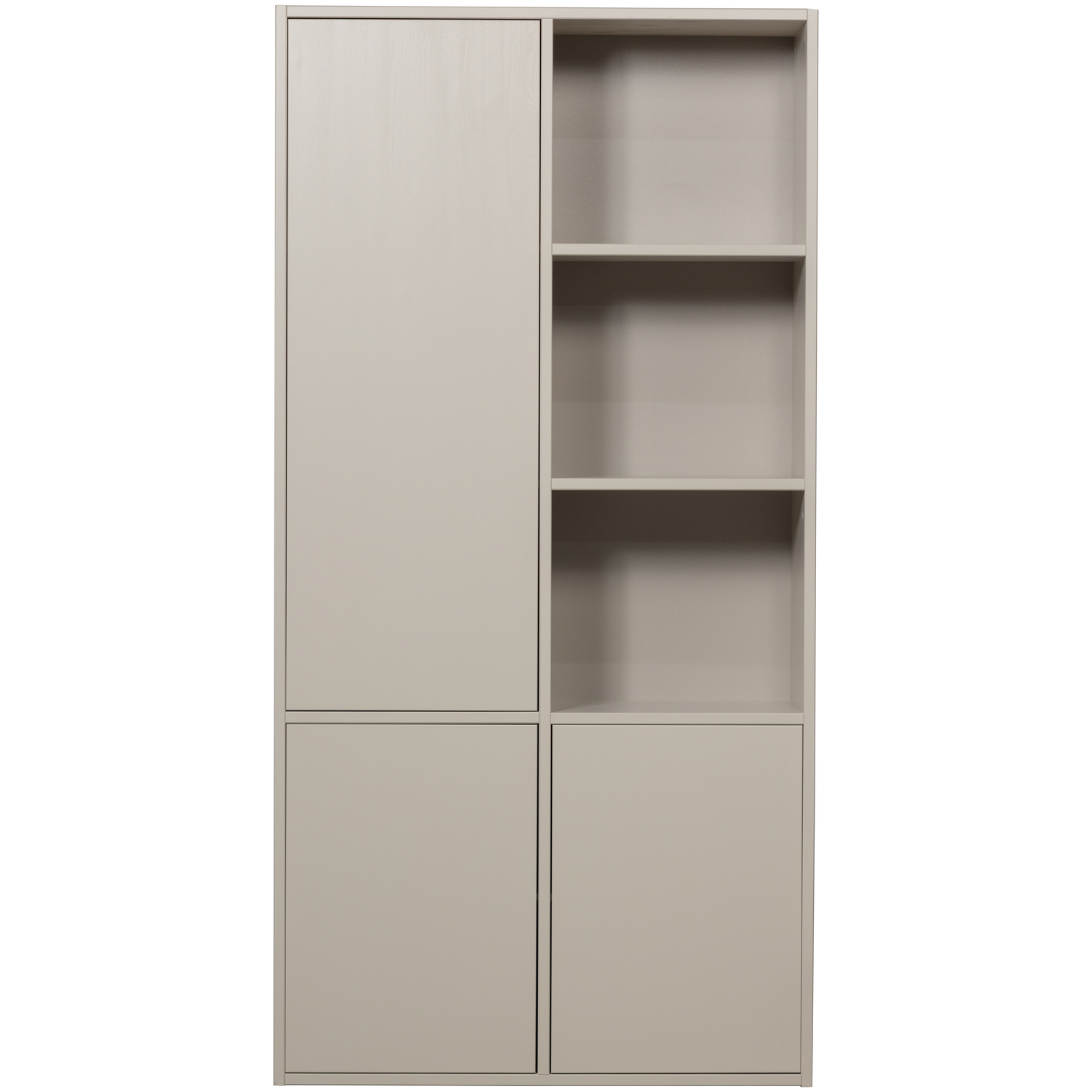 WOOOD opbergkast Meggy Links - Grenen hout - Dust/Grijs - 215x108x40